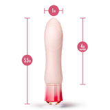 Blush Oh My Gem Elegant Morganite Gem Vibe Pink Rechargeable Mini Vibrator Sex Toy