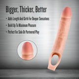 Blush Performance Cock Sheath 10 Inch Penis Extender Sleeve Girth Ball Strap