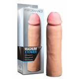 Blush Performance Magnum Xtender Cock Sheath Realistic Penis Extender Sleeve Add Length Girth