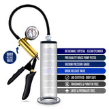 Blush Performance VX6 Vacuum Penis Pump with Brass Pistol & Pressure Gauge