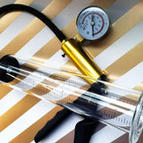 Blush Performance VX6 Vacuum Penis Pump with Brass Pistol & Pressure Gauge