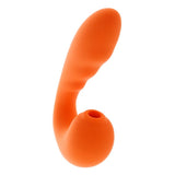 Bodywand 4Play Suck & Buzz Dual Stim Vibrator Clitoral Massager Orange Sex Toy