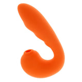 Bodywand 4Play Suck & Buzz Dual Stim Vibrator Clitoral Massager Orange Sex Toy