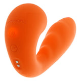 Bodywand 4Play Suck & Buzz Dual Stim Vibrator Clitoral Massager Orange Sex Toy