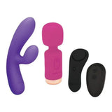 Bodywand Power Bliss Sex Toy Set Bunny Wand Panty Mini Vibrator Kit