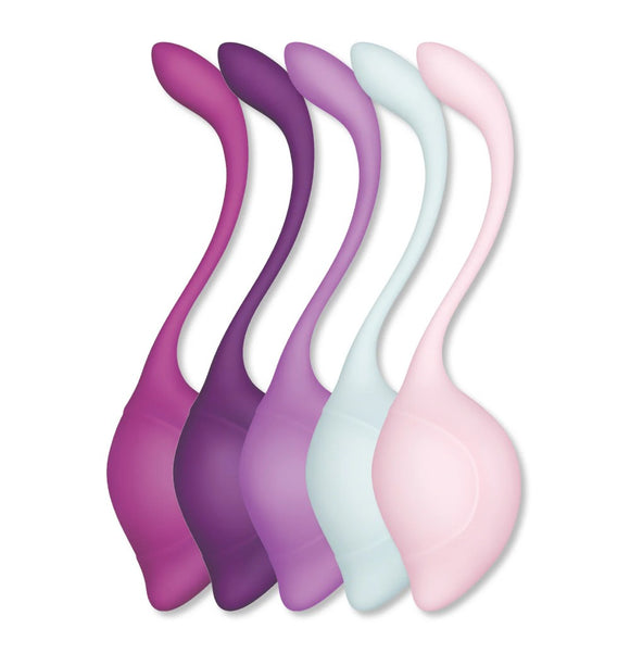 Bodywand Squeeze 5pc Teardrop Kegel Set Weighted Pelvic Floor Training Balls