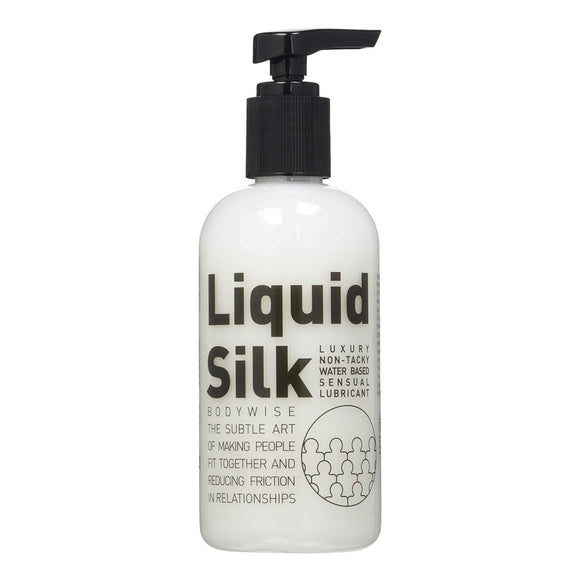 Liquid Silk Water Based Lubricant Sex Toy Lube Safe Pump Bottle 250ml