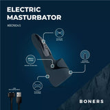 Boners Electric Masturbator Vibrating Penis Massager Stroker Sex Toy