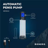 Boners Smart Penis Pump with LCD Screen Automatic Air Suction Male Enhancement Sex Toy