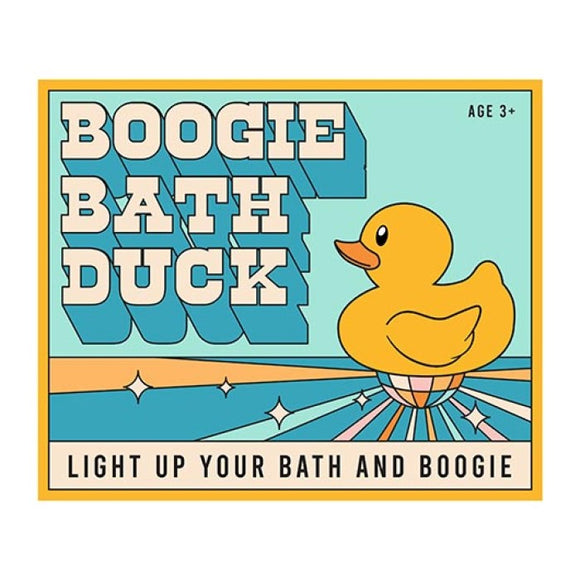 Boogie Bath Duck Underwater Disco Colour Light Tub Fun Gift