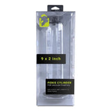 Brutus Get Bigger Premium Penis Cylinder 9 x 2 Inch Pump Attachment