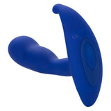 CalExotics Admiral Advanced Curved Anal Probe Blue Butt Plug 10 Speed USB Vibrator Sex Toy