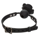 CalExotics Forbidden Removable Black Rose Silicone Ball Gag Bondage Play