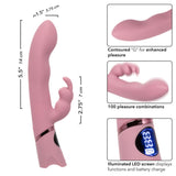 CalExotics Orgasmatron Digital G-Bunny Vibrator Pink Rabbit Sex Toy
