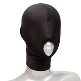 CalExotics Boundless Open Mouth Bondage Hood Breathable Mask Sensory Deprivation Play