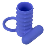 CalExotics Endless Desires Enhancer Penis Sleeve Blue Ribbed Cock Sheath USB Rechargeable Sex Toy