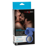 CalExotics Endless Desires Enhancer Penis Sleeve Blue Ribbed Cock Sheath USB Rechargeable Sex Toy