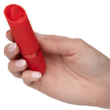 CalExotics Kyst Flicker Mini Clitoral Massager Red Tongue 10 Speed Bullet Pocket Vibrator USB Discreet Sex Toy