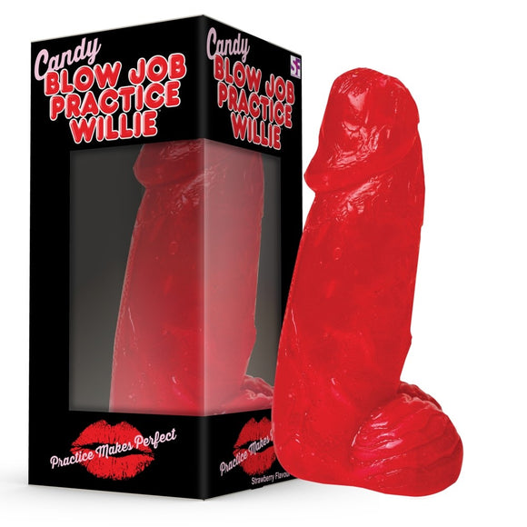 Candy Blow Job Practice Strawberry Willie Shape Lollipop Party Penis Hen Night Gift