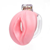 Cellmate Pussyfyer Chastity Cage Pink Pussy Lock Male CBT Fetish Play