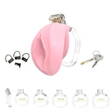 Cellmate Pussyfyer Chastity Cage Pink Pussy Lock Male CBT Fetish Play