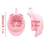 Cellmate Pussyfyer Chastity Cage Pink Pussy Lock Male CBT Fetish Play