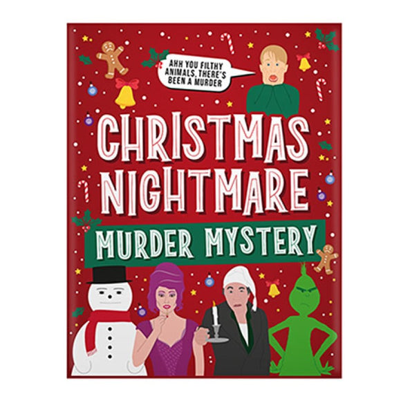 Christmas Nightmare Murder Mystery Family Game Play Festive Dinner Party Fun