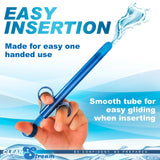 CleanStream XL Lubricant Launcher One Shot Blue Syringe Lube Shooter Finger Loops