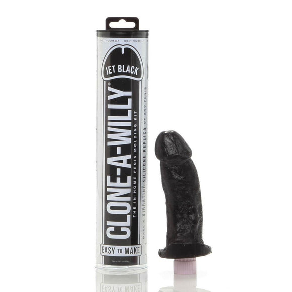 Clone-A-Willy Penis Moulding Kit Jet Black Replica Cast Dildo Vibrator