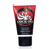 Cock Oil Water Based Lubricant Tube 2oz Premium Personal Sex Lube 60ml
