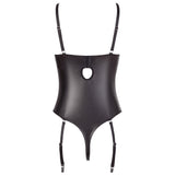Cottelli Collection Abierta Fina Cupless String Body Shelf Bra Suspenders Sexy Corset Lingerie Sexy Womens Underwear