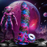 Creature Cocks Alienoid Silicone Dildo Fantasy Play Sci-Fi Alien Penis Sex Toy