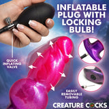Creature Cocks Astro Inflatable Silicone Anal Plug Fantasy Play Sex Toy