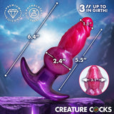 Creature Cocks Astro Inflatable Silicone Anal Plug Fantasy Play Sex Toy