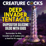 Creature Cocks Deep Invader Tentacle Ovipositor Silicone Dildo with Eggs Alien Penis Sci-Fi Fantasy Sex Toy
