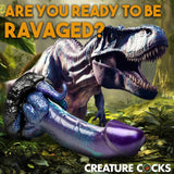 Creature Cocks Dino-Dick Dinosaur Penis Silicone Dildo Fantasy Fetish Play Sex Toy