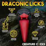 Creature Cocks Dragon Roar Silicone Tongue Dildo Sci-Fi Fantasy Sex Toy