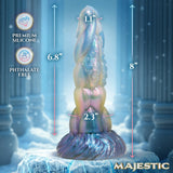 Creature Cocks Majestic Crysta Silicone Dildo Fantasy Play Sex Toy