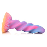 Creature Cocks Moon Rider Glow In The Dark Fantasy Unicorn Horn Dildo Rainbow Sex Toy
