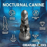 Creature Cocks Night Prowler Silicone Dildo Small Werewolf Fantasy Sex Toy