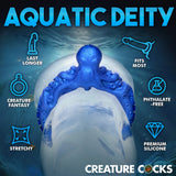 Creature Cocks Poseidon's Octo Ring Silicone Cock Ring Blue Octopus Fantasy Sex Play