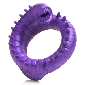 Creature Cocks Slitherine Purple Silicone Cock Ring Alien Sci-Fi Fantasy Fetish Role Play Penis Band Erection Enhancer