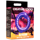 Creature Cocks Slitherine Purple Silicone Cock Ring Alien Sci-Fi Fantasy Fetish Role Play Penis Band Erection Enhancer