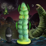 Creature Cocks Squirmer Thrusting & Vibrating Silicone Dildo Remote Control Caterpillar Tentacle Fantasy Sex Toy