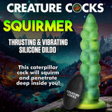 Creature Cocks Squirmer Thrusting & Vibrating Silicone Dildo Remote Control Caterpillar Tentacle Fantasy Sex Toy