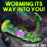 Creature Cocks Squirmer Thrusting & Vibrating Silicone Dildo Remote Control Caterpillar Tentacle Fantasy Sex Toy