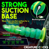 Creature Cocks Squirmer Thrusting & Vibrating Silicone Dildo Remote Control Caterpillar Tentacle Fantasy Sex Toy