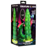 Creature Cocks Squirmer Thrusting & Vibrating Silicone Dildo Remote Control Caterpillar Tentacle Fantasy Sex Toy