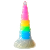 Creature Cocks Uni-Glow Rainbow Unicorn Horn Dildo Glow In The Dark Fantasy Fetish Sex Toy