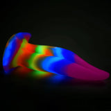 Creature Cock Unicorn Kiss Glow-in-the-Dark Silicone Tongue Dildo Fantasy Sex Toy